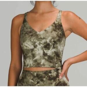 Lululemon Lululemon Align Tank Top Size 10 Green Diamond Dye Minimalist Active